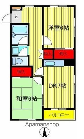 【メゾン胡録台の間取り】