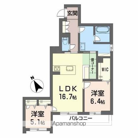 サングレイスの間取り写真
