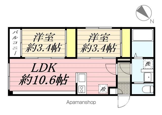 TIDY田代の間取り写真
