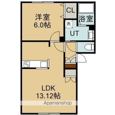 リビングタウン山の手Fの間取り写真