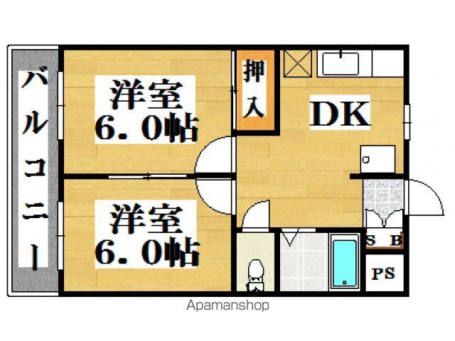 レジデンス原田の間取り写真