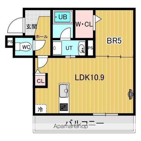 南9西6マンションの間取り写真