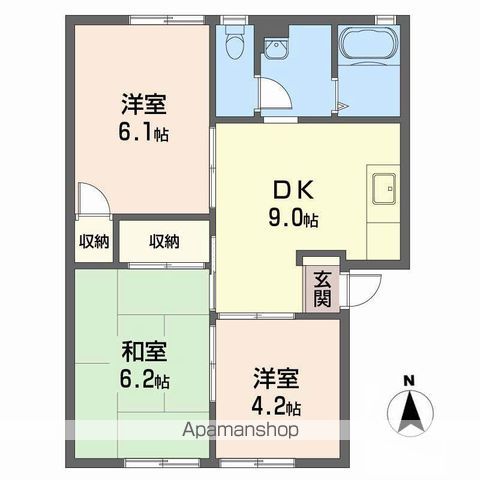 ファミール川原の間取り写真