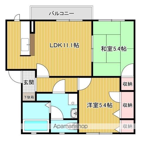 アイリス西の口A棟の間取り写真