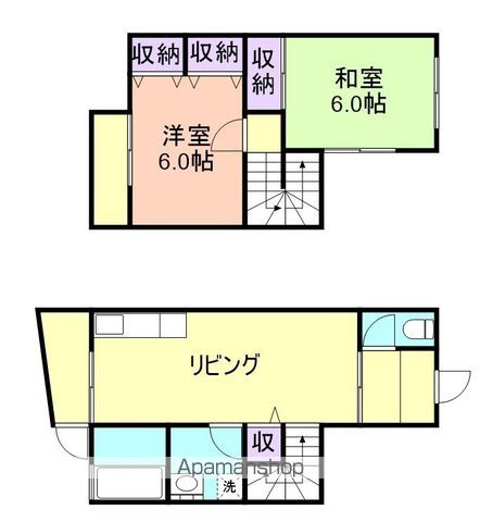 【和歌山市塩屋の戸建ての間取り】