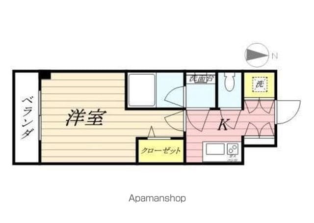プレスタイル横濱SOUTHの間取り写真