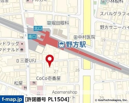 クレアパーク野方[2DK/41.12m2]の配置図