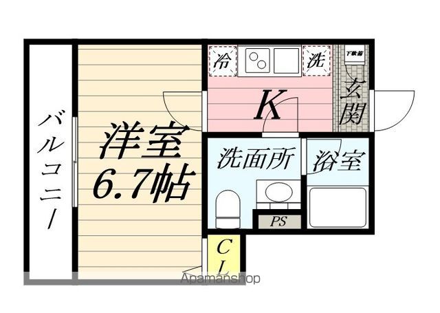 ルミナス川越の間取り写真