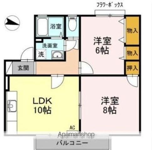 グリーンハイツ田宮の間取り写真