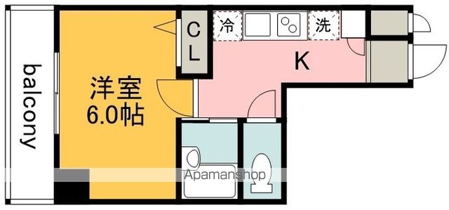 コンテント府中の間取り写真