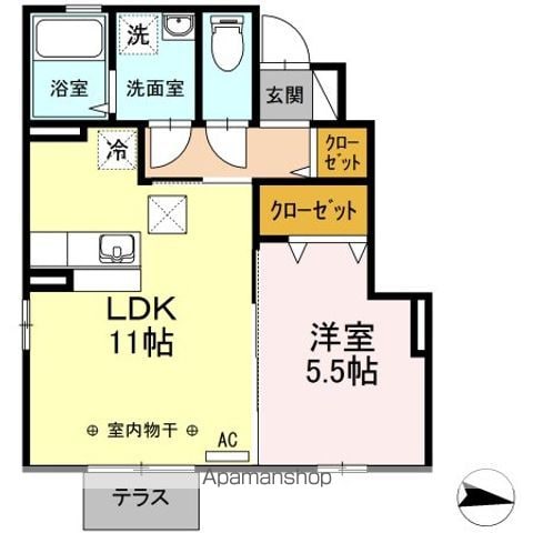 ヴェルドミール Cの間取り写真