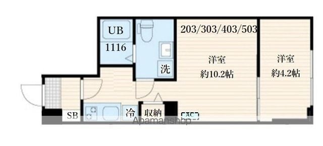 ALATO自由が丘の間取り写真