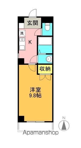 ポレール梅林の間取り写真