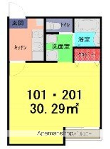 【アークシティ川間の間取り】