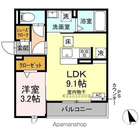 D−HILLS龍禅寺IIIの間取り写真
