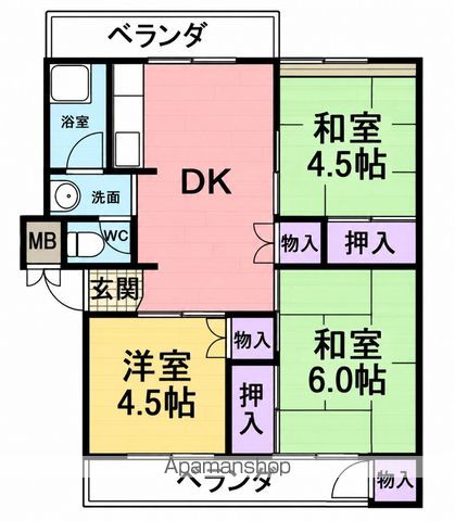 泉ハイツの間取り写真