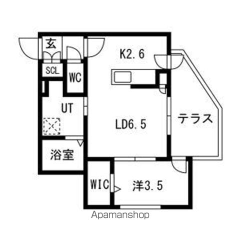 ALPHA RESIDENCE 円山北2条の間取り写真