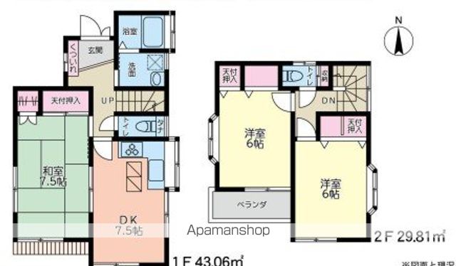 【野田市尾崎戸建の間取り】