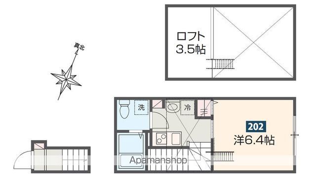 【ＭＥＬＤＩＡ矢川Ⅱの間取り】