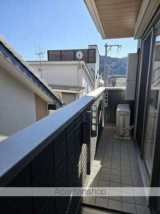 Ｄーｒｅｓｉｄｅｎｃｅ多治米東Ｎ[1LDK/36.54m2]のバルコニー