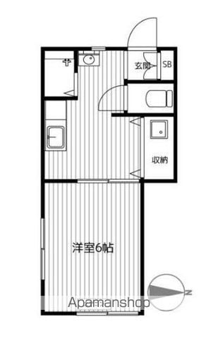 コーポ立山Ｂの間取り