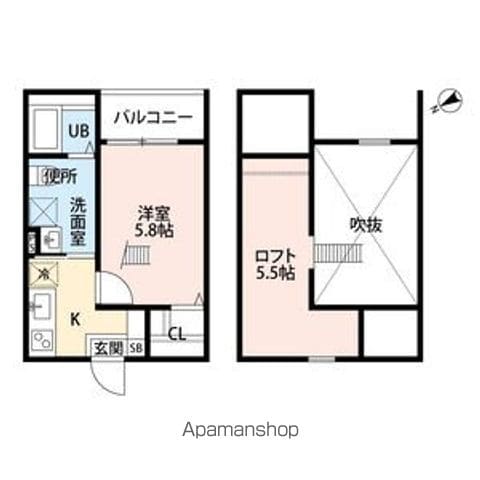 ENDOR 鳴海の間取り写真