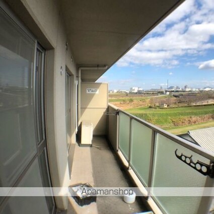 滋賀県草津市橋岡町[2DK/48.6m2]のバルコニー