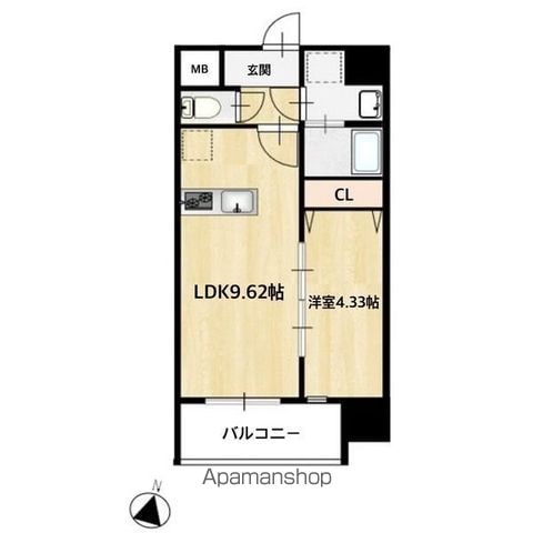 MAISON PREMIER UMEDA NORTHの間取り写真