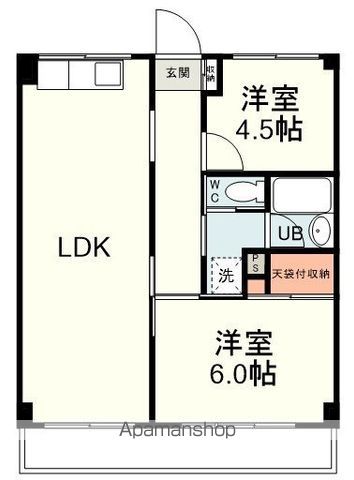 静岡中央マンションの間取り写真