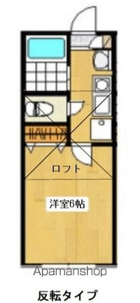 フォレストハウス鎌ヶ谷[1K/19.05m2]の間取図