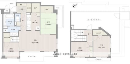 レリアコート柏[4LDK/97.92m2]の間取図