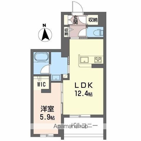 コンフォーザ虎丸の間取り写真