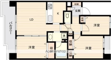 ドゥーエ練馬[3LDK/65.66m2]の間取図