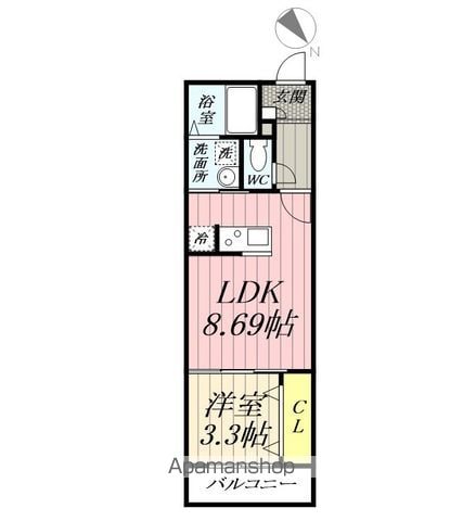 クレストリーズの間取り写真