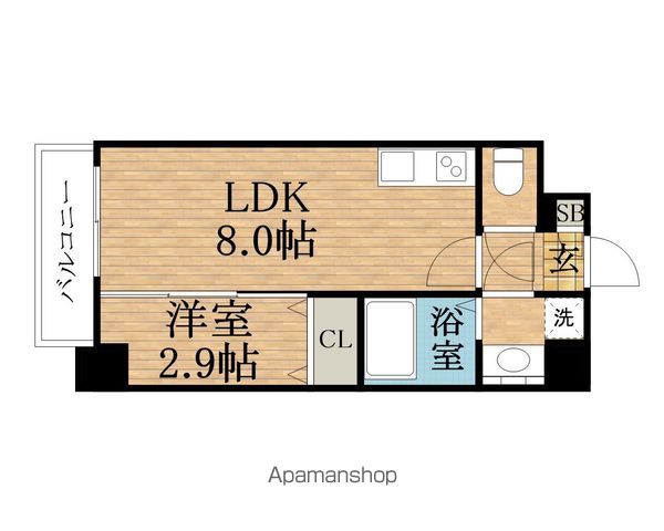 ARTIZA瓦屋町IIの間取り写真