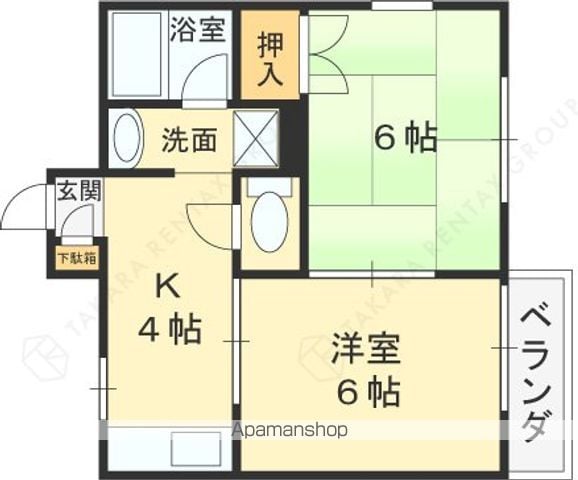 イースト七番館の間取り写真