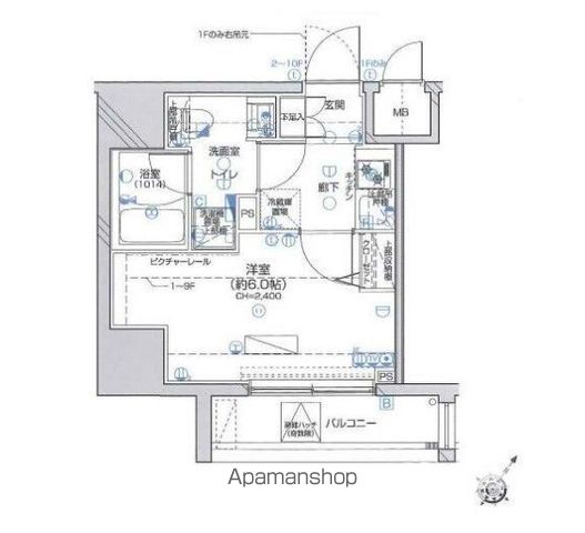 レア横濱ベイステージの間取り