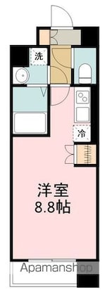 ラピスラズリ上杉[1R/24.58m2]の間取図