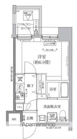 【ルフレグランデ新川崎の間取り】