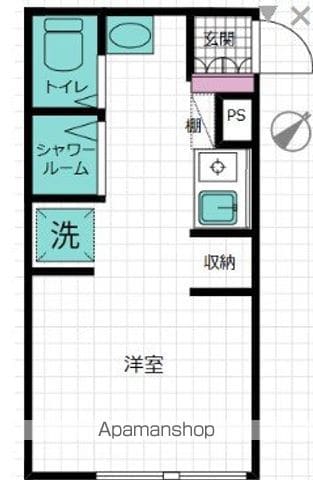 和昌レジデンス 202 ｜ 神奈川県横浜市中区初音町２丁目42（賃貸アパート1R・2階・14.85㎡） その2