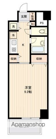 【渋谷区幡ヶ谷のマンションの間取り】