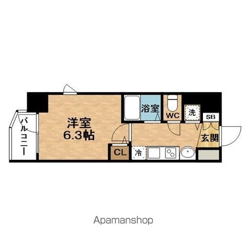 ESRISEUMEDAHIGASHIの間取り写真