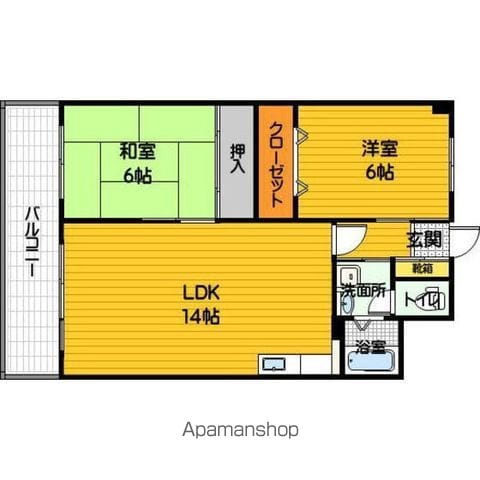 CASA・GRAND ヴィルズIの間取り写真