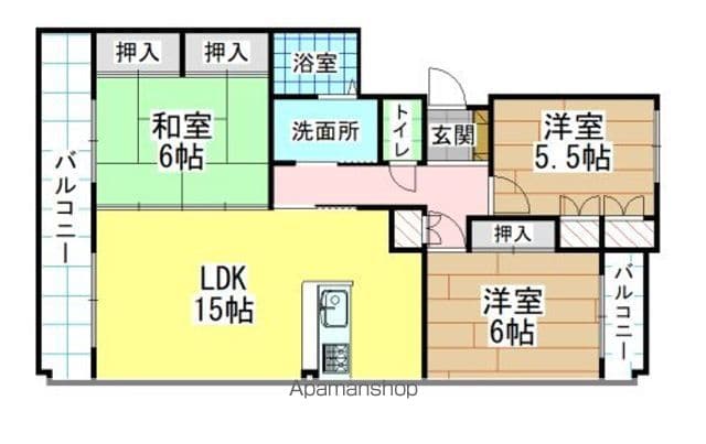 REZIA苅田 D棟の間取り写真