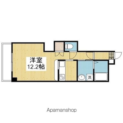 フォレスト・タワー[1K/28.8m2]の間取図