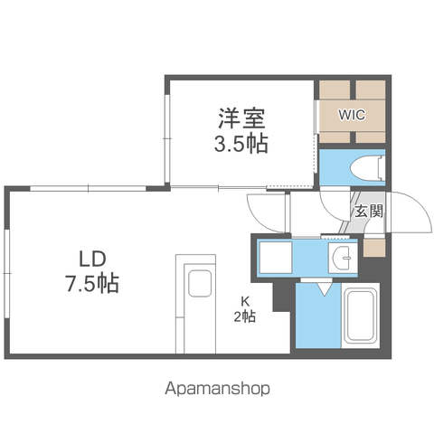 SーRESIDENCE厚別南の間取り写真