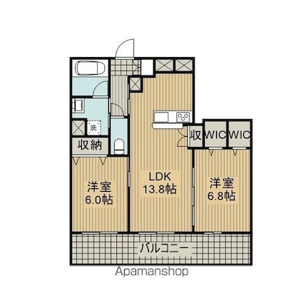 Ｅｄｅｌ　Ｈｅｉｍ[2LDK/60.25m2]の間取図