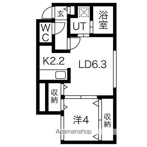 ラフォルテ桑園の間取り写真
