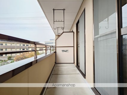 フリーダム[2DK/46.17m2]のバルコニー