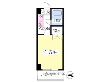 第３成田マンション[1K/16.52m2]の間取図
